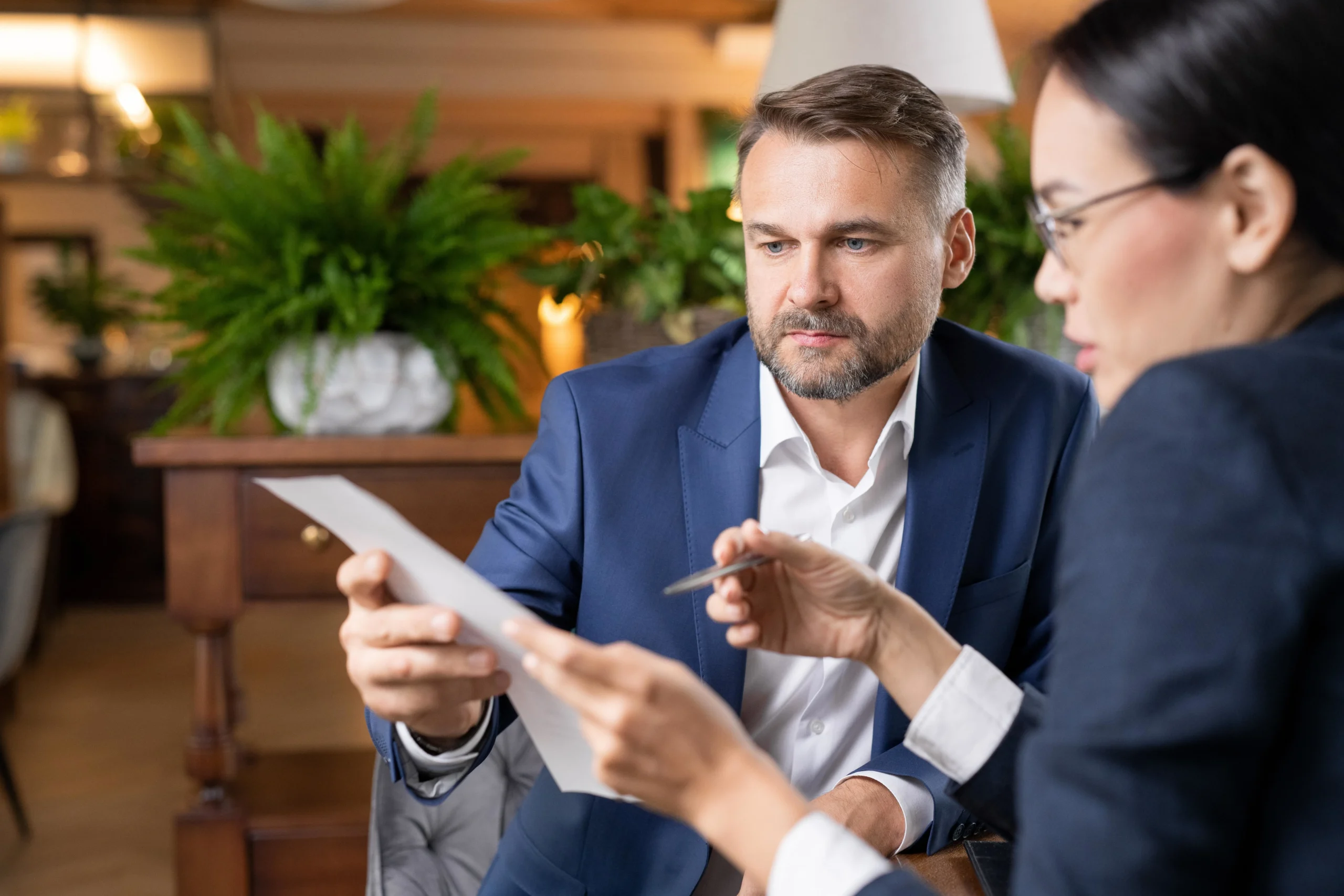 Small business owner receiving proactive tax planning guidance from a CPA in Miami.